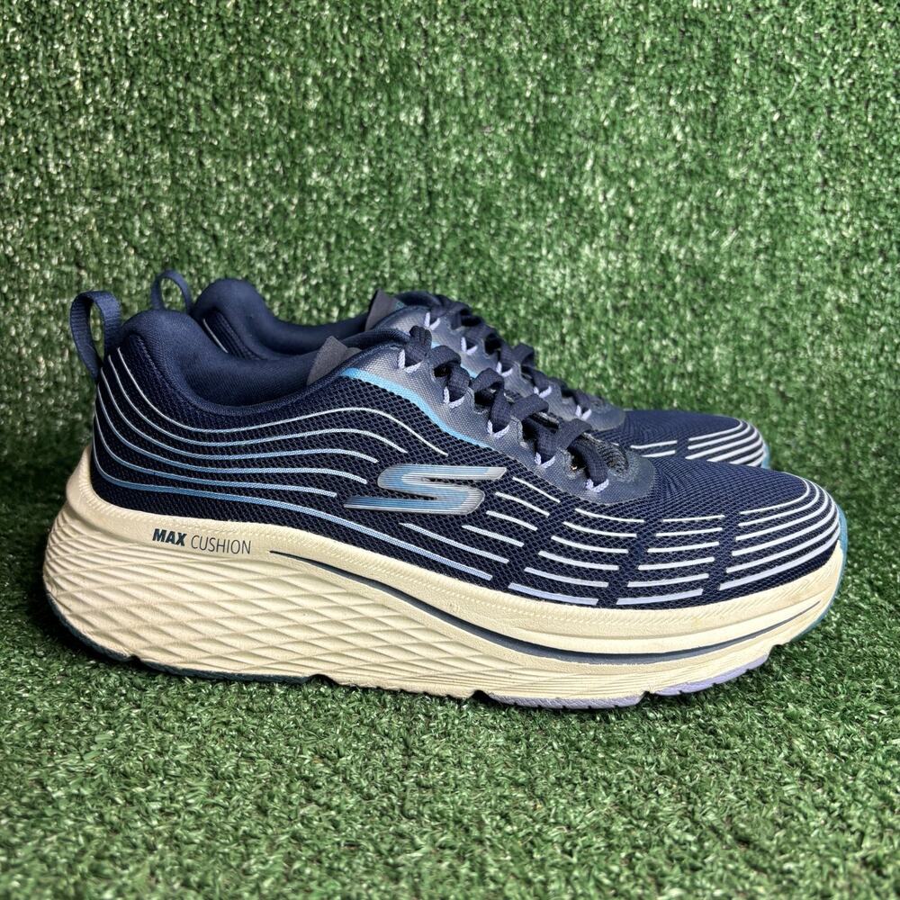 Skechers GOrun Max Cushioning Delta Navy Athletic Training‎ Womens Sneaker 7.5